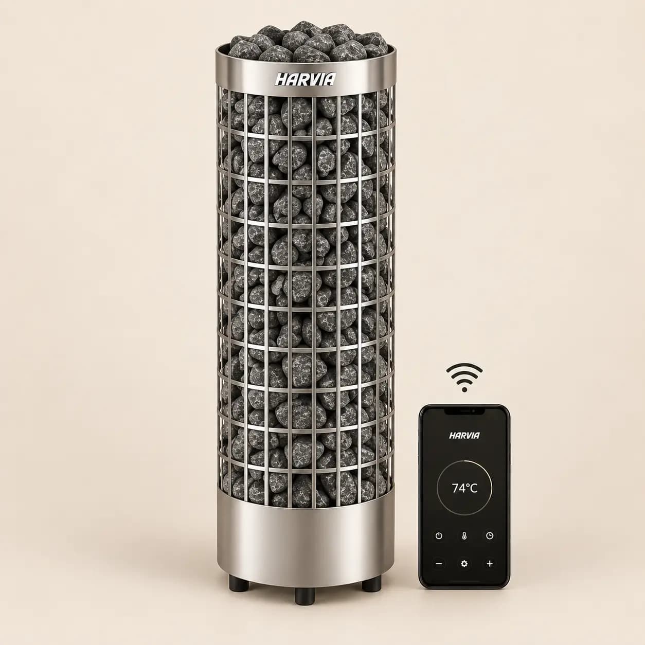 Harvia PC70E + Wi-Fi Blebox