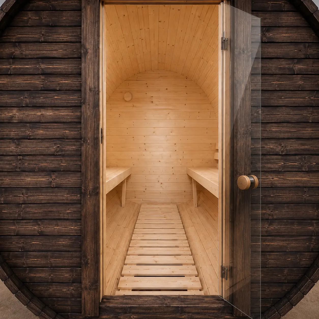 Sauna Barrel Compact 180