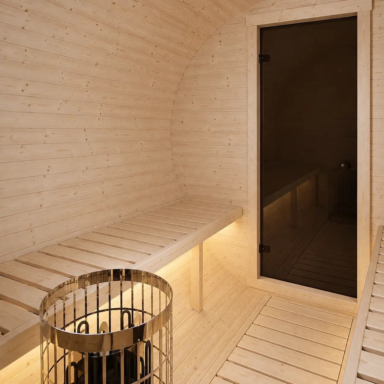 Sauna Barrel Compact 180