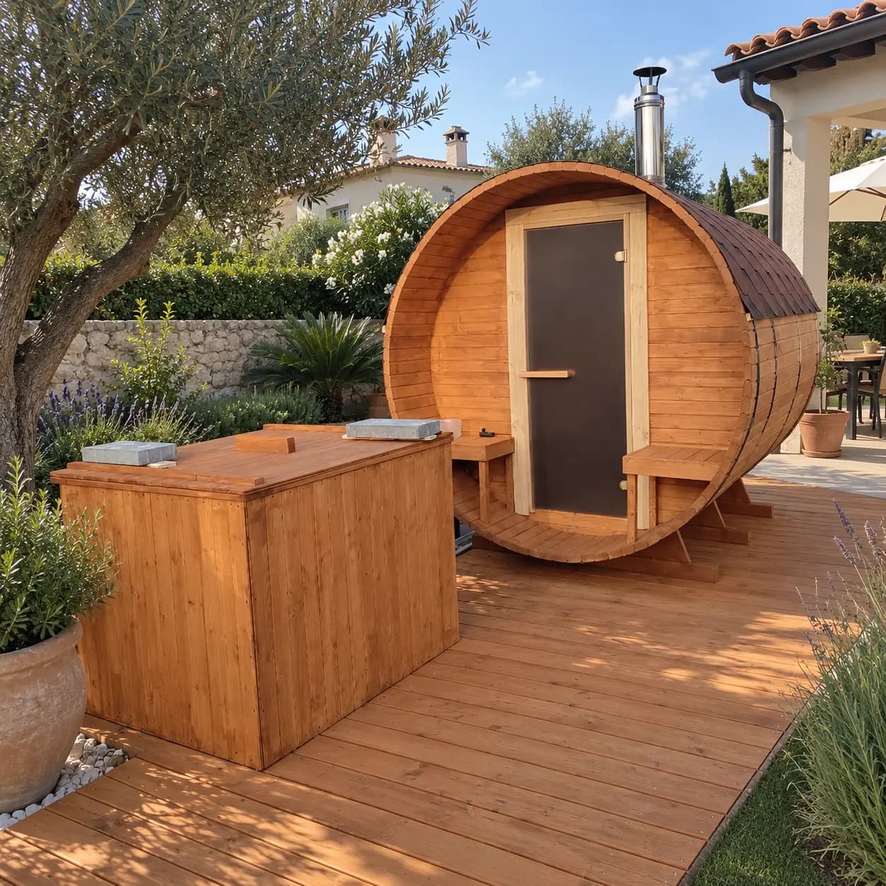 Sauna Barrel XL 340
